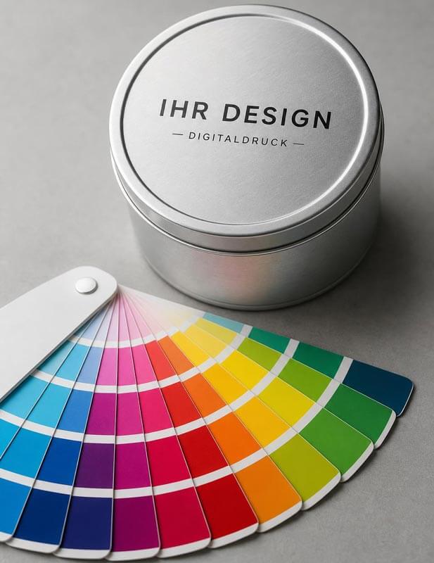 Dose mit individuellem Digitaldruck